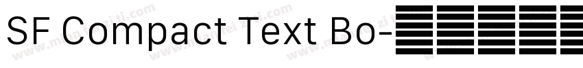 SF Compact Text Bo字体转换